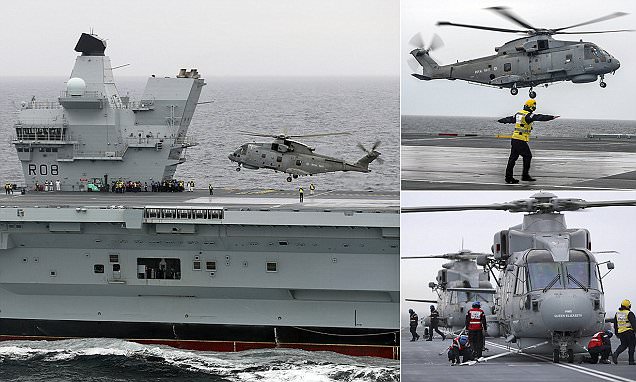 Kapal Induk Terbesar Inggris HMS Queen Elizabeth Siap Kawal Laut Utara